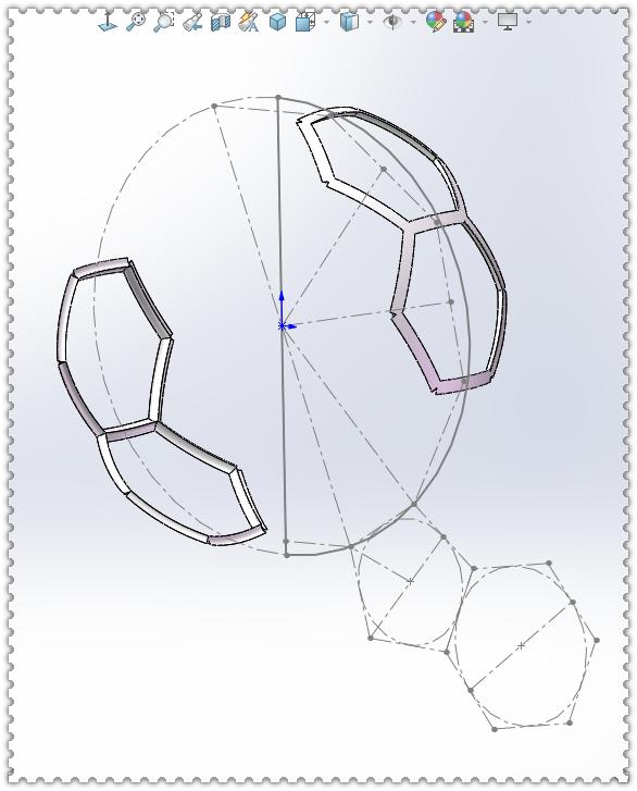 巧用SolidWorks绘制足球，从草图到实体的创意之旅