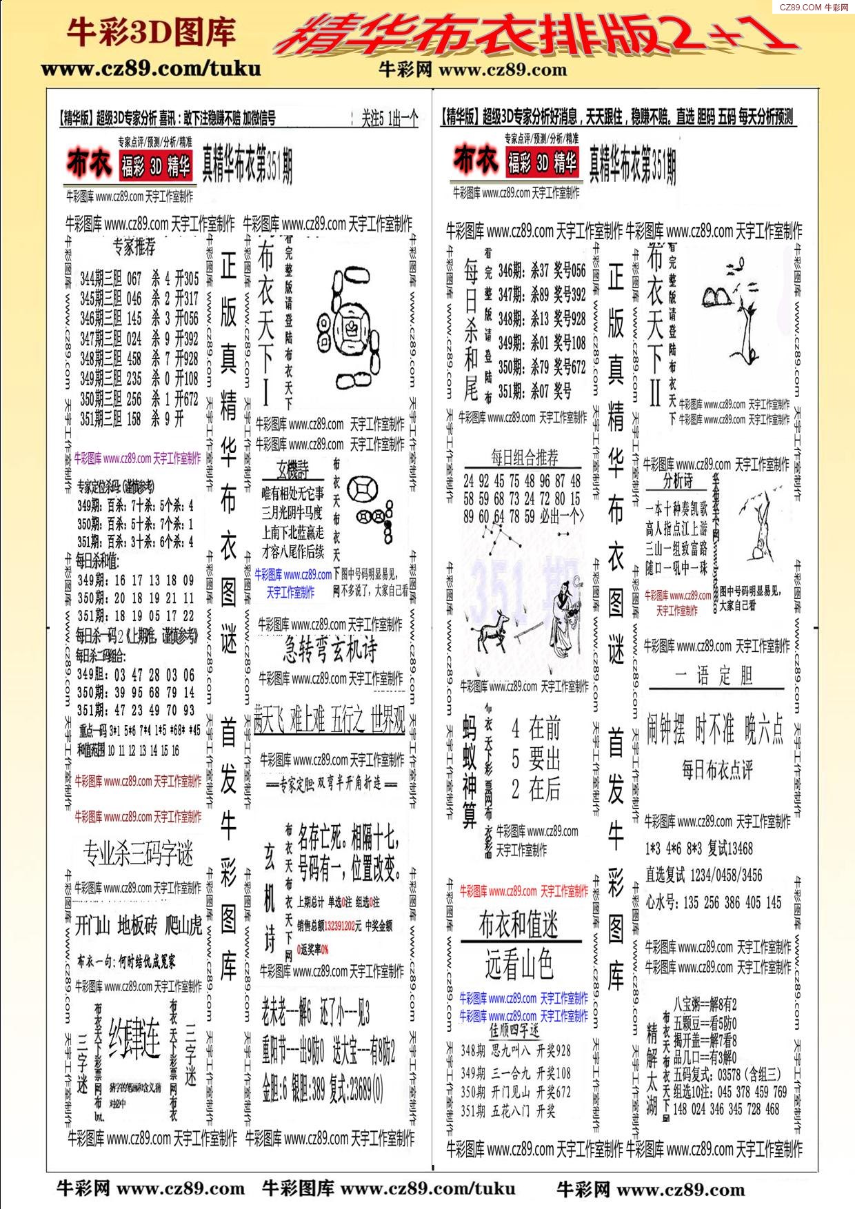 牛彩版布衣最新图谜汇总，解密数字与图案的奇妙世界